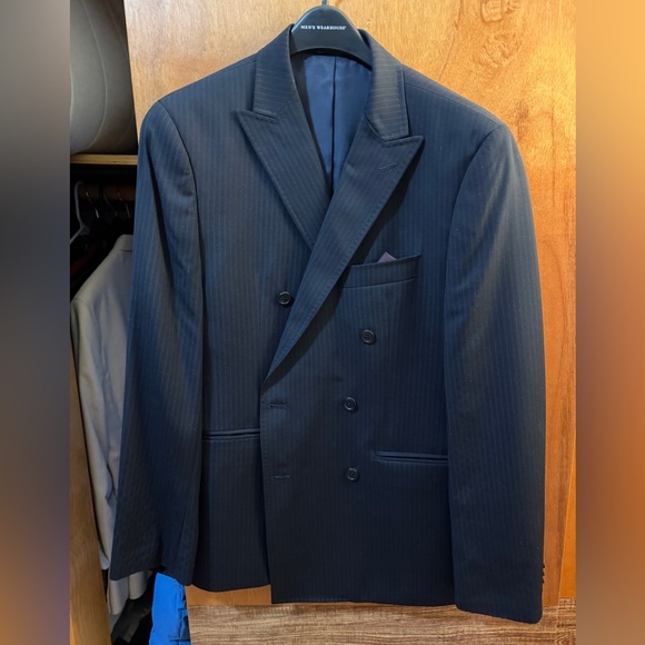 MICHAEL Michael Kors Charcoal Pinstripe Blazer
